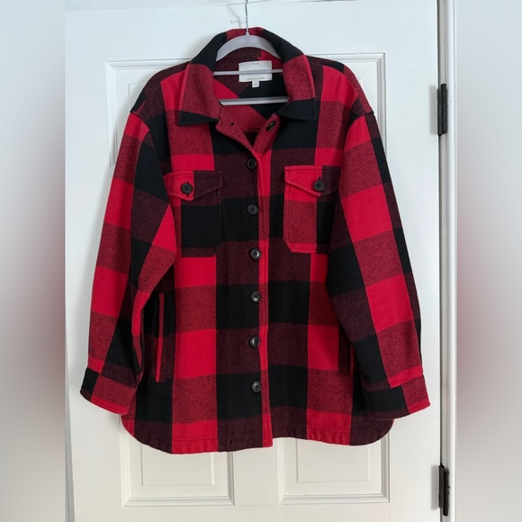 Lucky Brand Flannel Shirt Jacket - Picture 2 of 5
